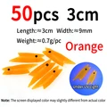 50pcs orange 3cm