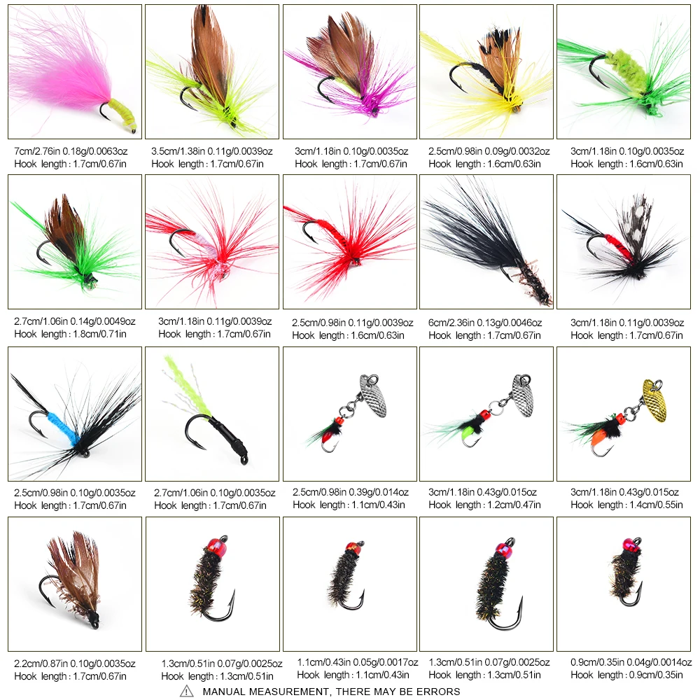 Kit pesca con mosca PROBEROS – Señuelos acero afilados y caja - imagen 3