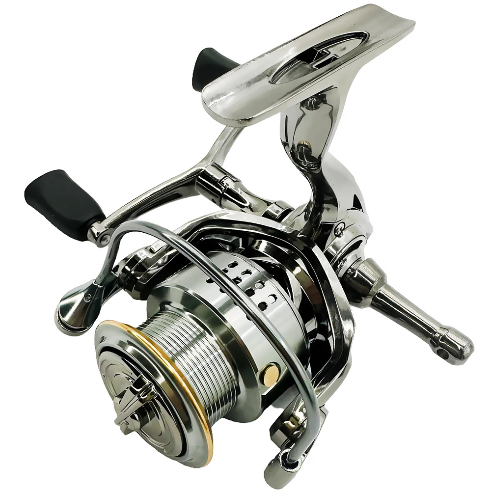 Carrete de pesca giratorio profesional ultraligero 2000 ~ 4000 5,2: 1 Ratio de engranaje 17.6LB arrastre máximo CNC carrete de Metal para agua dulce y salada - imagen 2