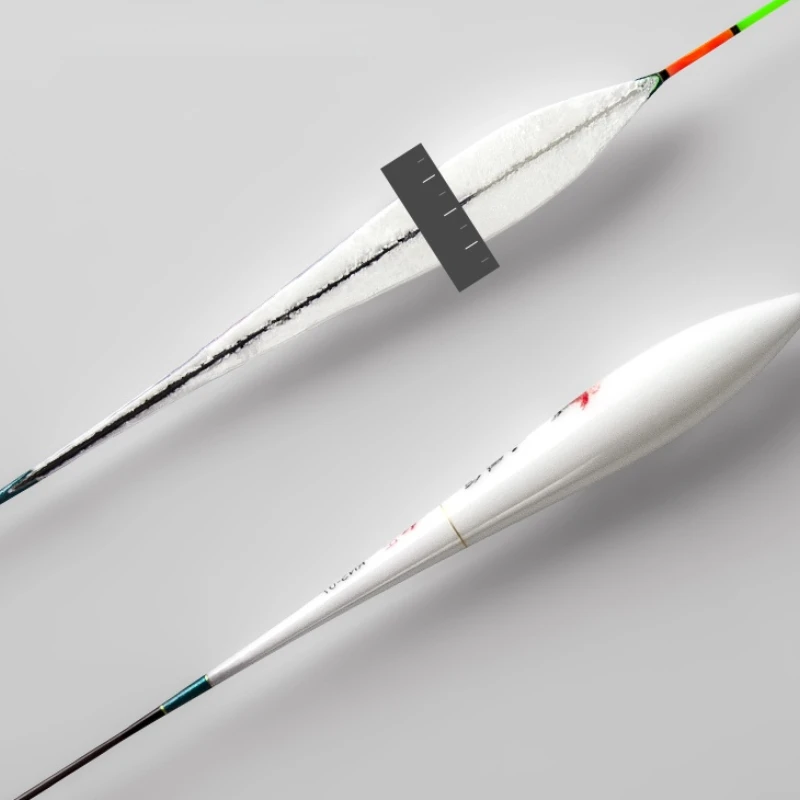 Flotador de pesca salvaje, flotador de pescado de carpa cruciana atrevida, Balsa Boya a prueba de viento, flotador de carpa Nano de alta sensibilidad, boya Vertical - imagen 4