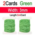 2pcs Green 3mm