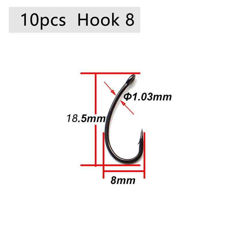 10pcs Hook 8