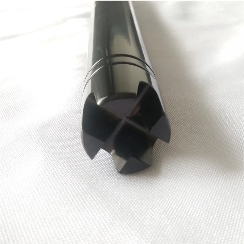 Empuñadura de aluminio para caña de pesca recta y curva dorado oscuro - imagen 5