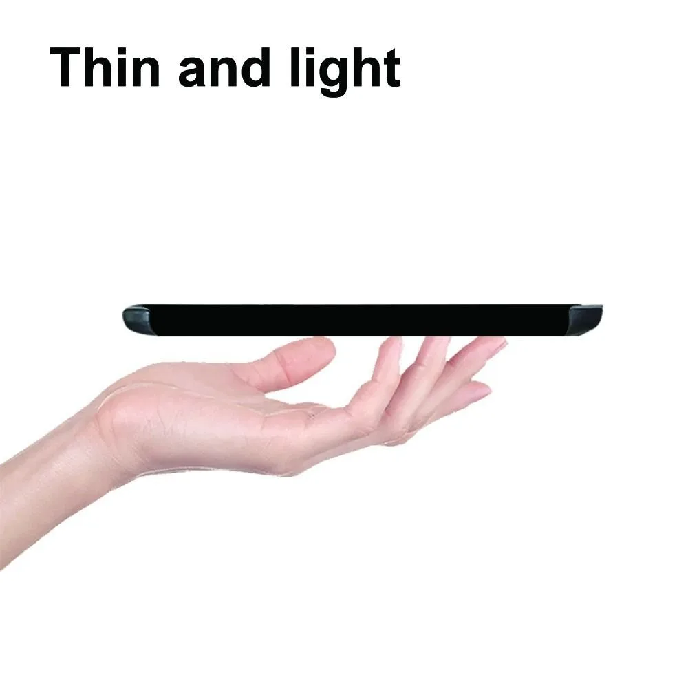 Auto Sleep/Wake Funda para lector electrónico de 6 pulgadas Funda tipo libro de cuero anticaída Forro de microfibra resistente al desgaste para PocketBook 631/631 Plus - imagen 3