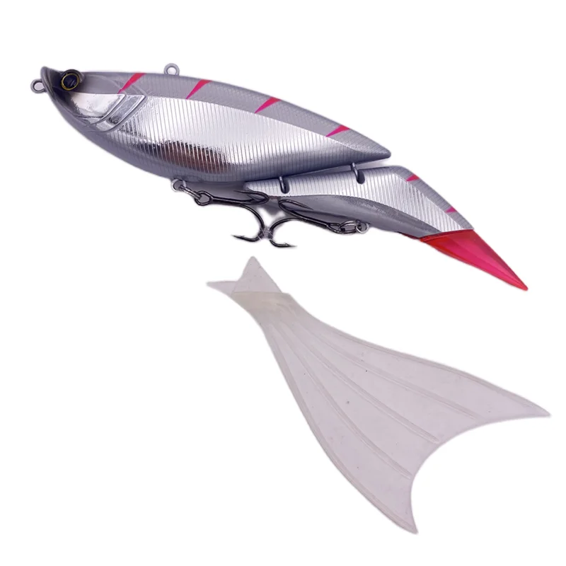 Señuelo de Pesca flotante VIB articulado, cebo de lápiz de cola reemplazable, 190mm, 56g, para depredador - imagen 5