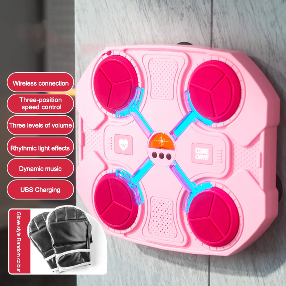 Entrenador inteligente de boxeo musical para niños, máquina electrónica de práctica de boxeo, objetivo de pared, bolsa de arena para colgar en la pared del hogar - imagen 2