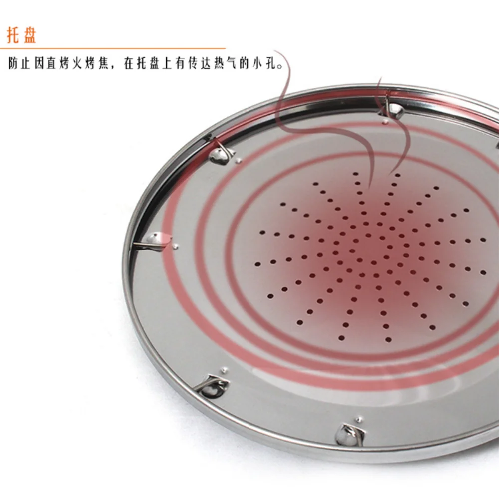 Tostadora de Camping plegable de 4 rebanadas, estante portátil de acero inoxidable para acampar al aire libre, cocina de Gas, herramienta de cocina - imagen 5