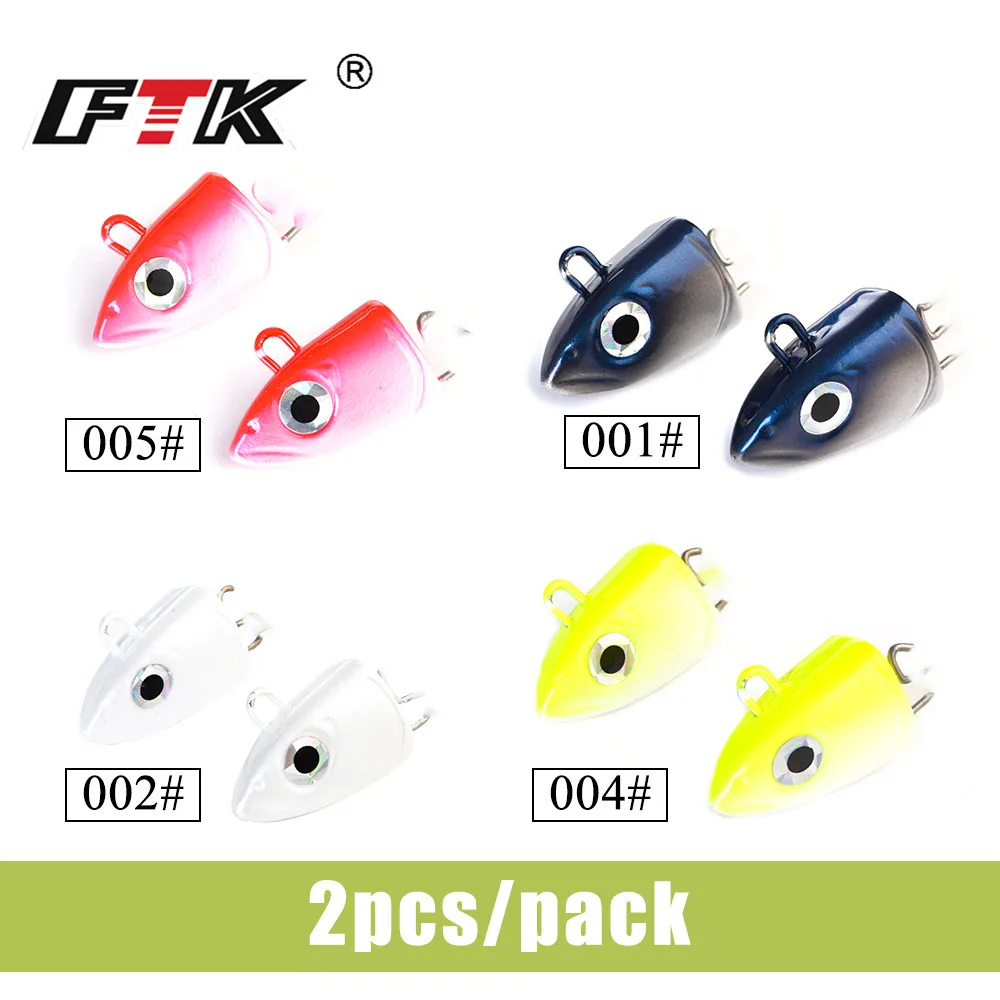 FTK-señuelo de pesca de silicona, anzuelo de manivela, Jigging, Lucio, Wobblers, Jig, 5g, 12g, 25g - imagen 5