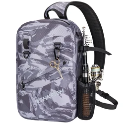 THKFISH Mochila impermeable pesca – Bolso hombro gran capacidad