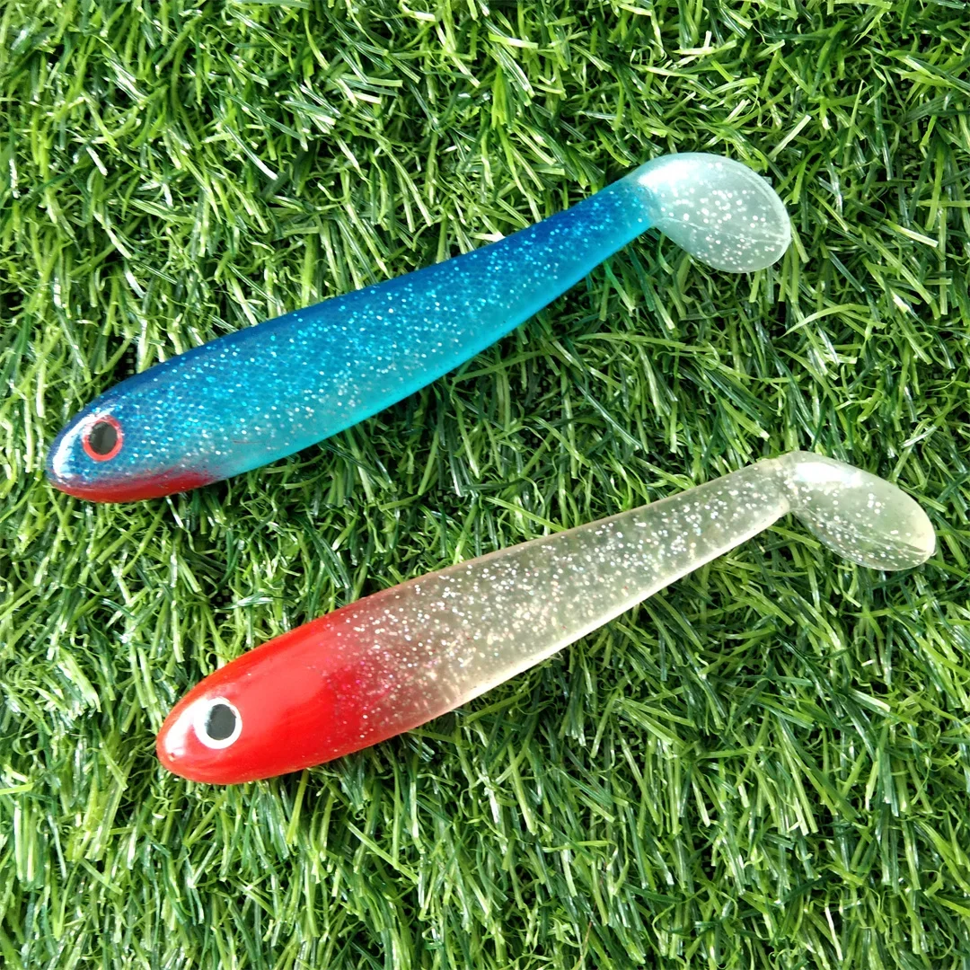 3 uds 10cm 14,8g perca Shad suave Swimbait señuelo de Pesca para Lucio Zander Bass Paddle T cola Pesca pez falso Lurre - imagen 5