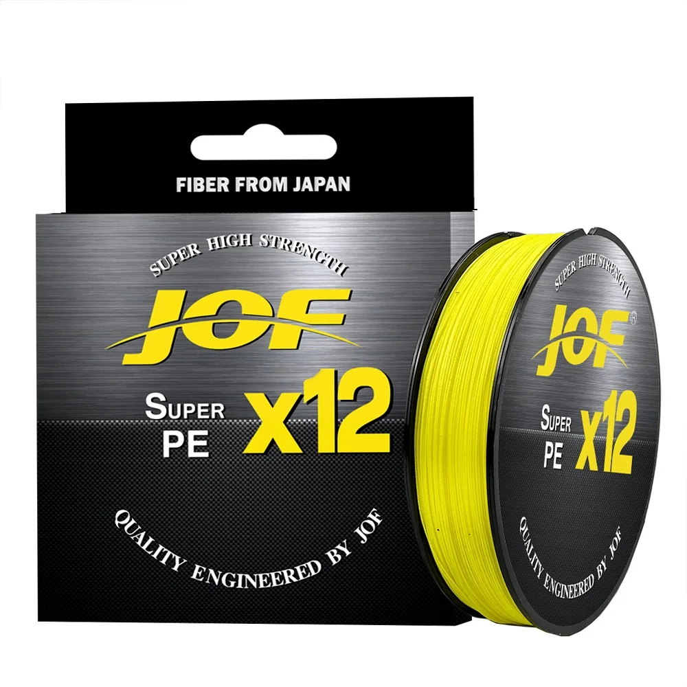 Línea de pesca trenzada JOF, 12 hebras, 300m de diámetro: 0,14mm-0,40mm de fuerza: 25LB 30LB 35LB 50LB 65LB 77LB 92LB Linha Multifilamento - imagen 3