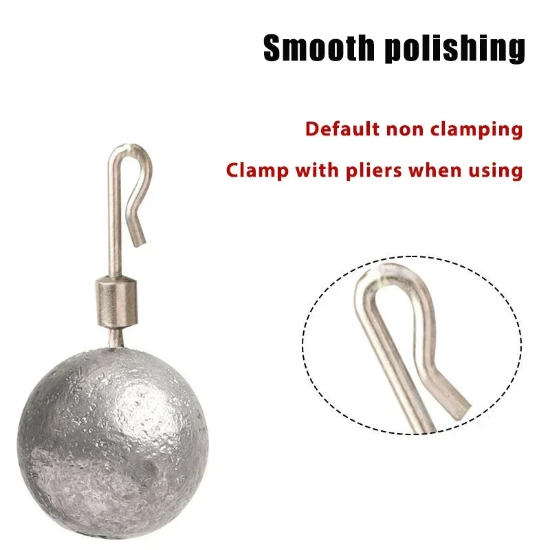 R-ring Plomos de pesca cambio rápido – Bola y cilindro - imagen 4