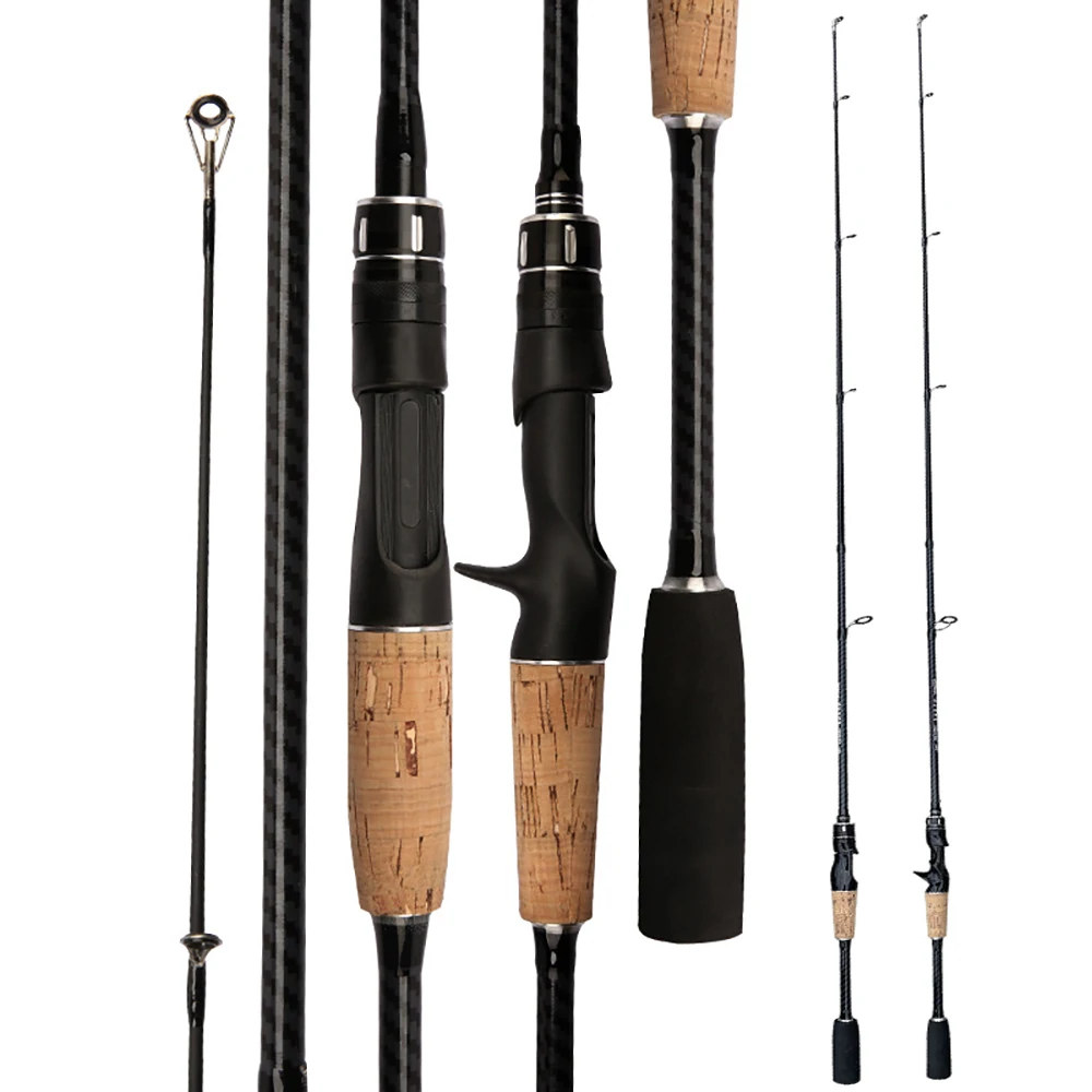 Caña de pescar giratoria/Casting, caña de pescar para Baitcasting, Jigging, 1,65 M, 1,8 M, plantilla de 8-25g, pesca de agua salada para pulpo, señuelo rápido - imagen 3