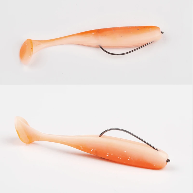 Anzuelo de Pesca de Mar de acero de alto carbono, anzuelo de manivela de vientre ancho con púa, anzuelo de cebo suave, configuración de pesca, 20/100 Uds. - imagen 5