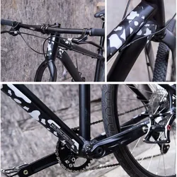 Protector cuadro bicicleta universal con cinta PVC panal