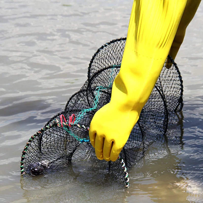 Trampa telescópica plegable para cangrejos y peces – Jaula portátil