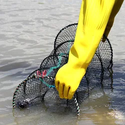 Trampa telescópica plegable para cangrejos y peces – Jaula portátil