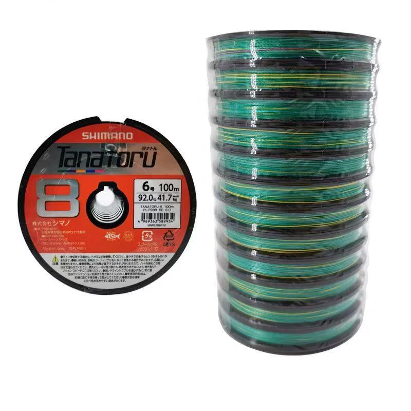 Tanatoru X8 Línea trenzada de PE para jigging oceánico y roca