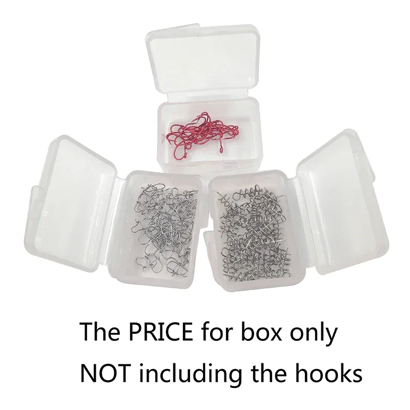 Nueva llegada 4 unids/lote cajas de aparejos de pesca caja de pesca pequeña fija caja de almacenamiento de plástico estuche protector señuelo de pescado anzuelos aparejos - imagen 4