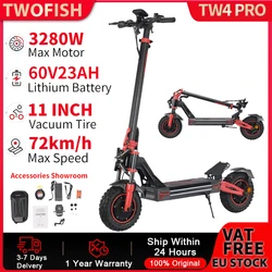 TWOFISH TW4 Pro patinete eléctrico con doble suspensión plegable