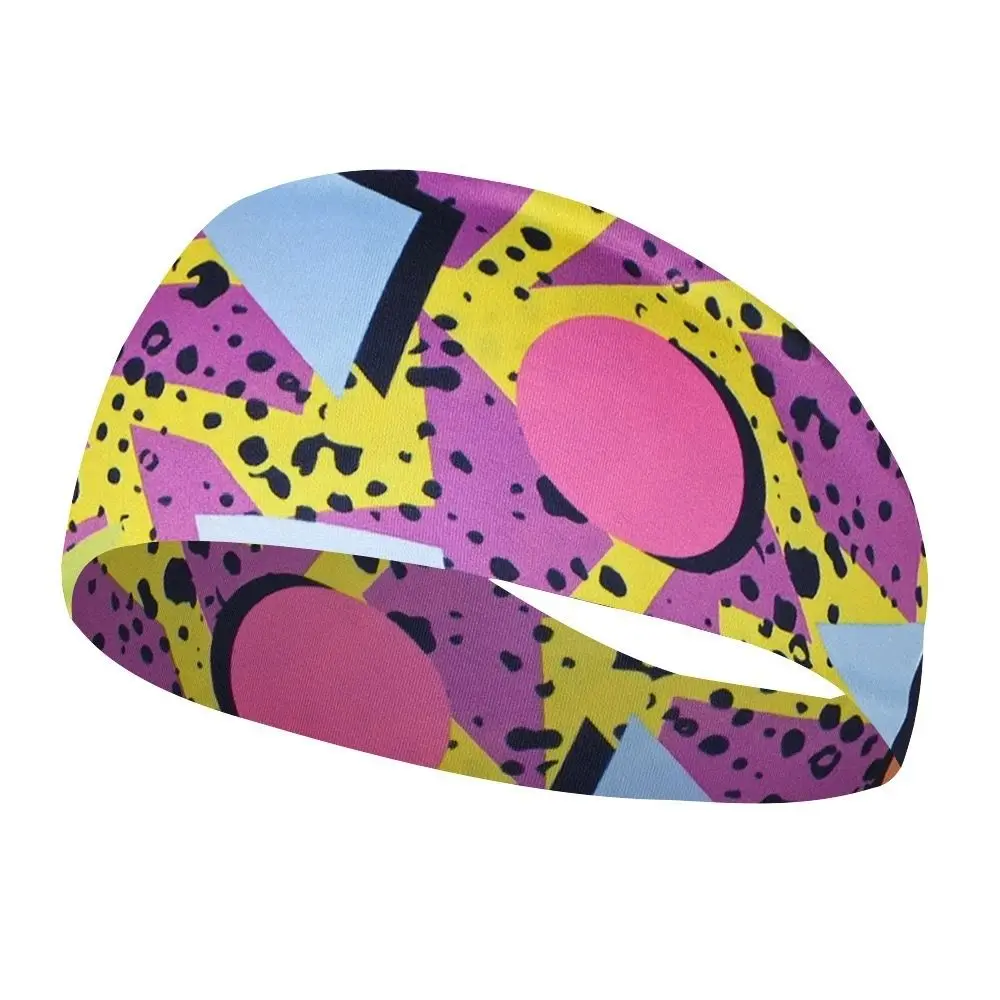 Diadema con estampado de moda para ciclismo y Yoga, banda para el sudor deportiva para hombres, bandas para el pelo de Yoga, bandas para el sudor para la cabeza, accesorio de seguridad deportiva - imagen 2