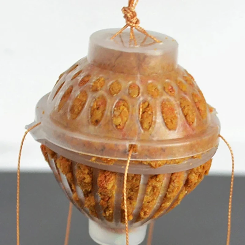 Anzuelos de pesca de cebos de explosión, jaula de cebos esféricos, anzuelo de caja de mar, monstruos de agua, acero al carbono, carpa de plástico, herramienta - imagen 5