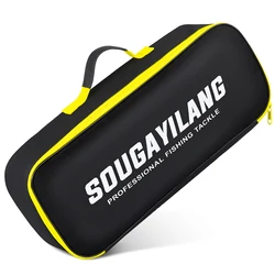 Bolsa de Almacenamiento para Cañas de Pescar Sougayilang de 45 cm, Bolsa de Pesca Multifuncional de Tela Oxford 100D, Organizador de Equipo de Pesca, Bolsa de Pesca de Carpa