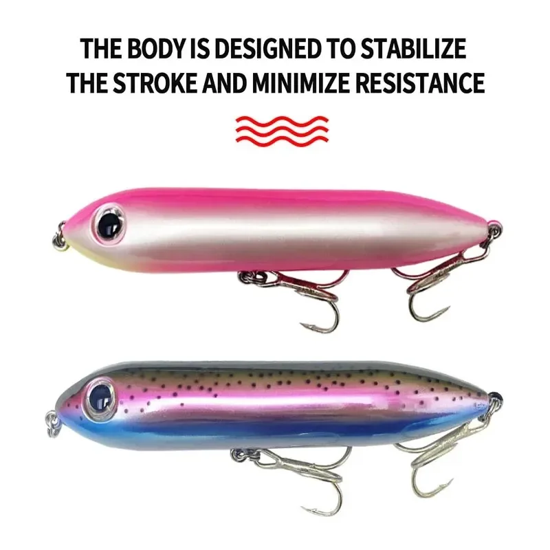 Heddon Super Spook Topwater señuelo de pesca lápiz Wobblers cebo duro 100mm 11g señuelo Artificial caminar perro acción para Lucio lubina - imagen 4