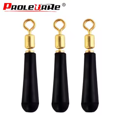 Flotadores de pesca de deriva, asiento de cabeza de cobre, Bobber de goma para flotador de pesca Led, accesorios de asiento de boya de rotación, 10 unids/lote