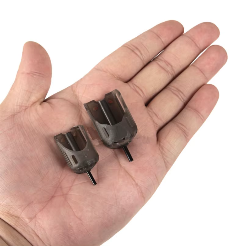 Jaula de cebo de pesca de 10 piezas, alimentador de pellets de carpa, jaula de trampa de cebo, molde de alimentador de Grub en línea, 2g, 3g - imagen 2