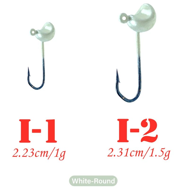 Anzuelos luminosos con púas, cebo duro de gusano blando, accesorios de pesca, 10 unids/lote - imagen 3