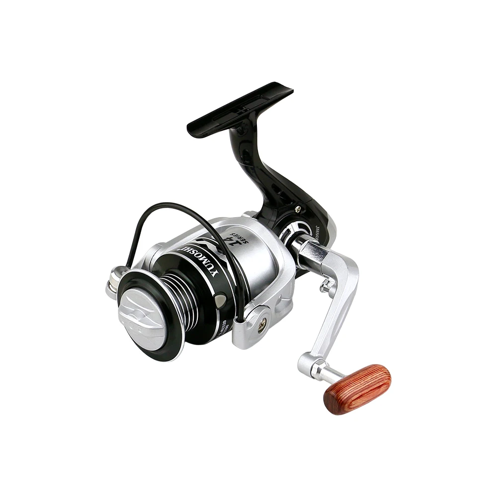 Carrete de pesca giratorio de agua salada plateada 5,2: 1, bobina de pesca de carpa de alta velocidad, sistema de freno magnético de Metal, pesca ultraligera, 1 Uds.