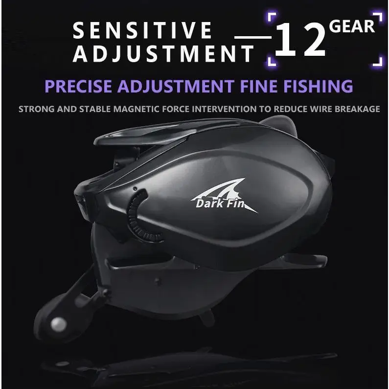 Carrete Mavllos Lightning Casting Raiol – 7.2:1, 5kg drag, agua salada - imagen 3