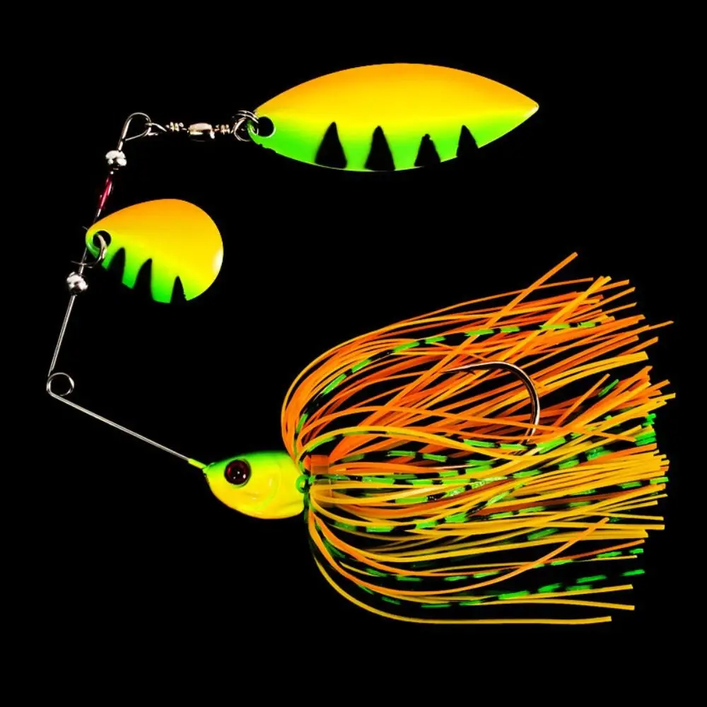 Chatter Beard-señuelo de pesca 2023 Walleye bass pike walleye Buzzbait tassel 15g 17g 18g, cebo giratorio para pesca en el mar - imagen 4
