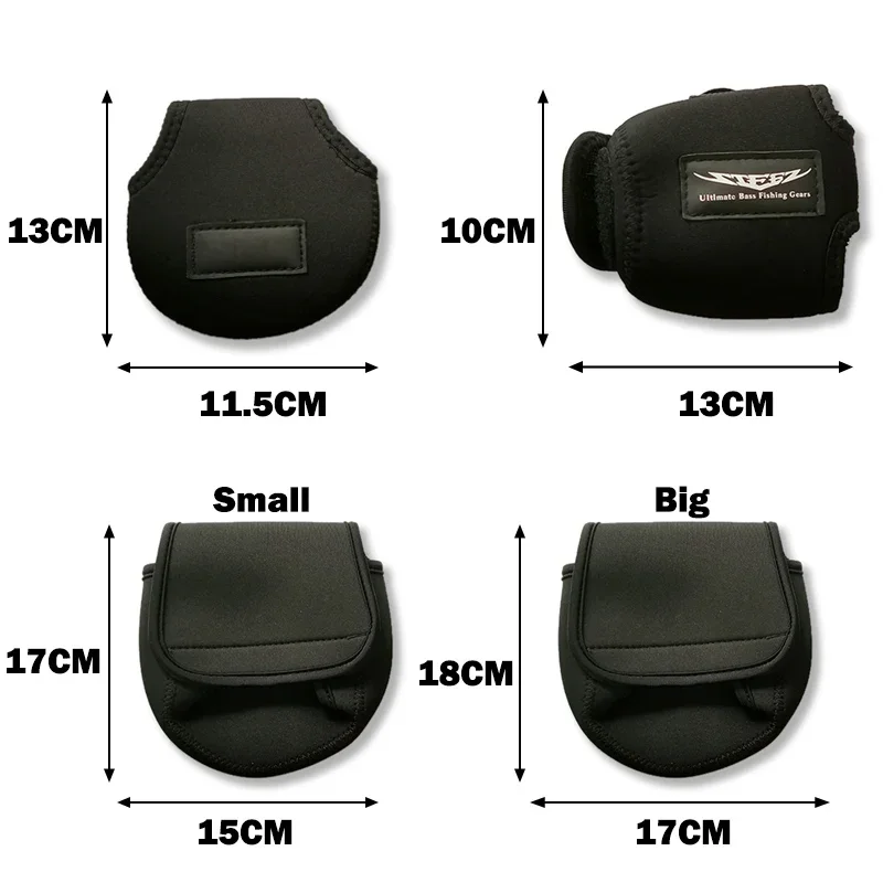 Nueva bolsa de carretes de pesca Baitcasting, funda protectora para rueda giratoria, carretes, bolsa de almacenamiento para aparejos, funda protectora - imagen 5