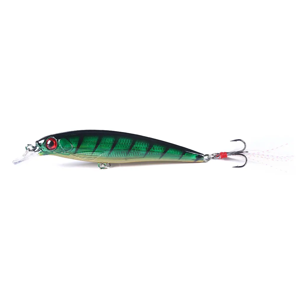 Señuelo Jerkbait Minnow artificial – Wobbler duro para lubina y lucio - imagen 4