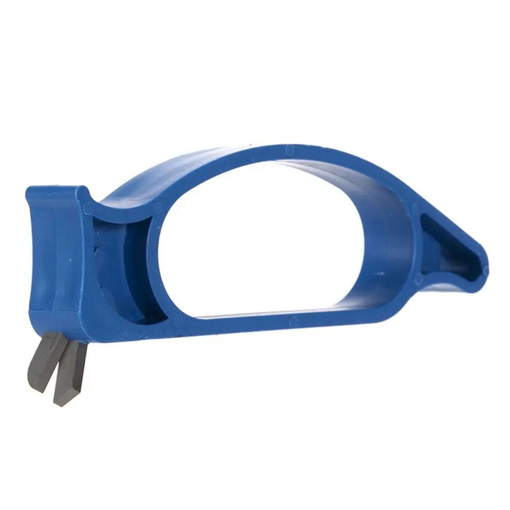 Piedra de afilar de invierno, aparejos de pesca, doble Lima de pesca en hielo, afilador de taladro de hielo, perforación en espiral de diamante - imagen 3