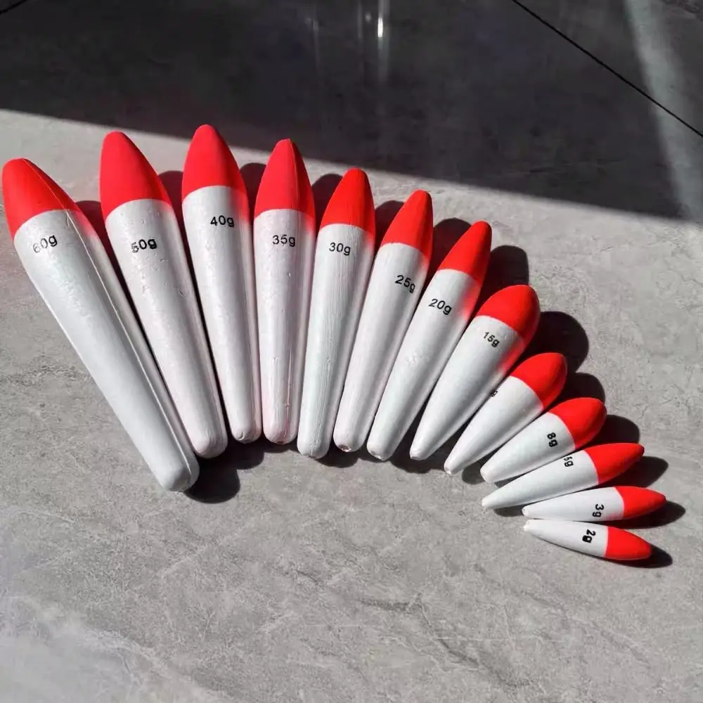 5 uds aparejos de pesca 2g-60g flotador de pesca de espuma dura tipo vientre grande Bobber de pesca flotador de alta dureza pesca en barco - imagen 4