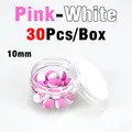 Pink White 10mm