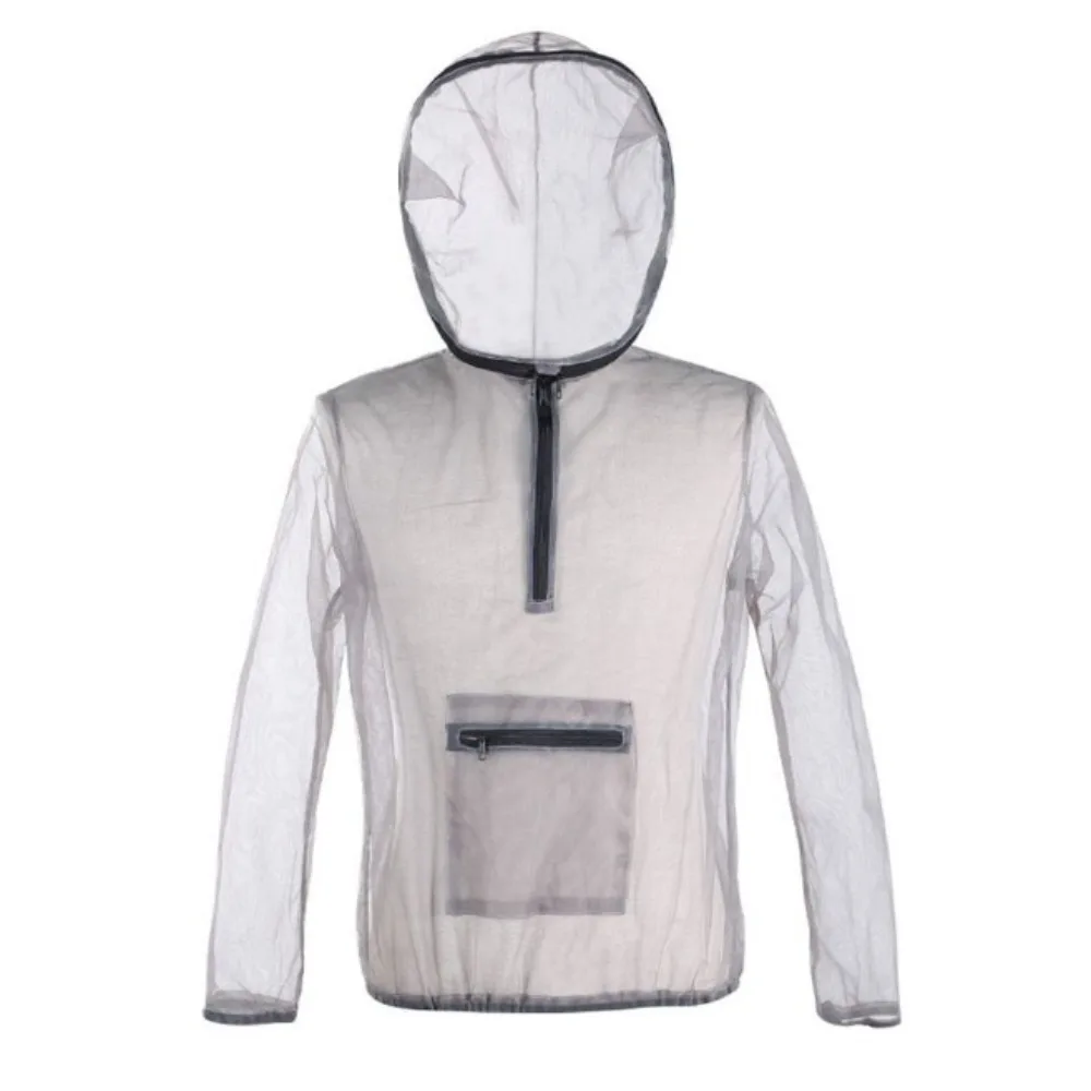 Chaqueta antimosquitos transpirable, malla ligera y fina, resistente a las picaduras de insectos, prevención de Mosquitos - imagen 3