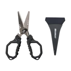 Tijeras de pesca multiusos SeaKnight – Acero 4CR14 para línea PE