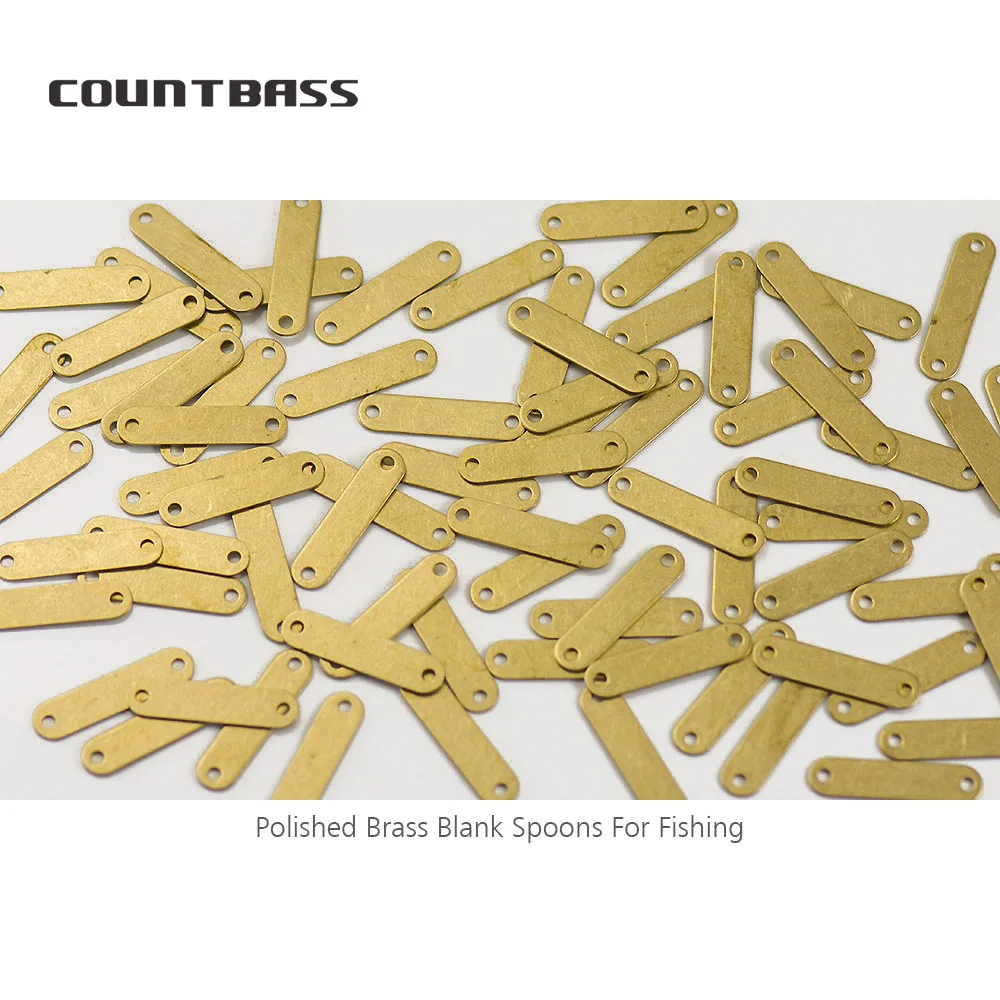 Mini cuchara de pesca de latón, 50 unidades, tamaño 3/32oz, Señuelos de Pesca de lubina y salmón - imagen 2