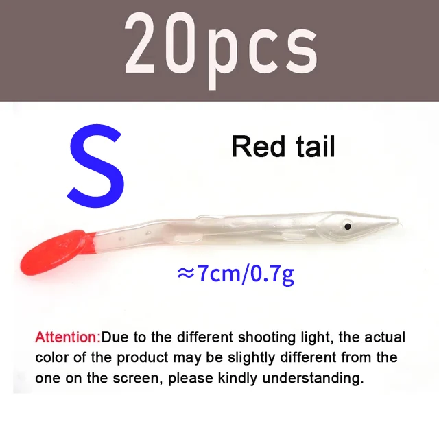 20pcs Red tail S
