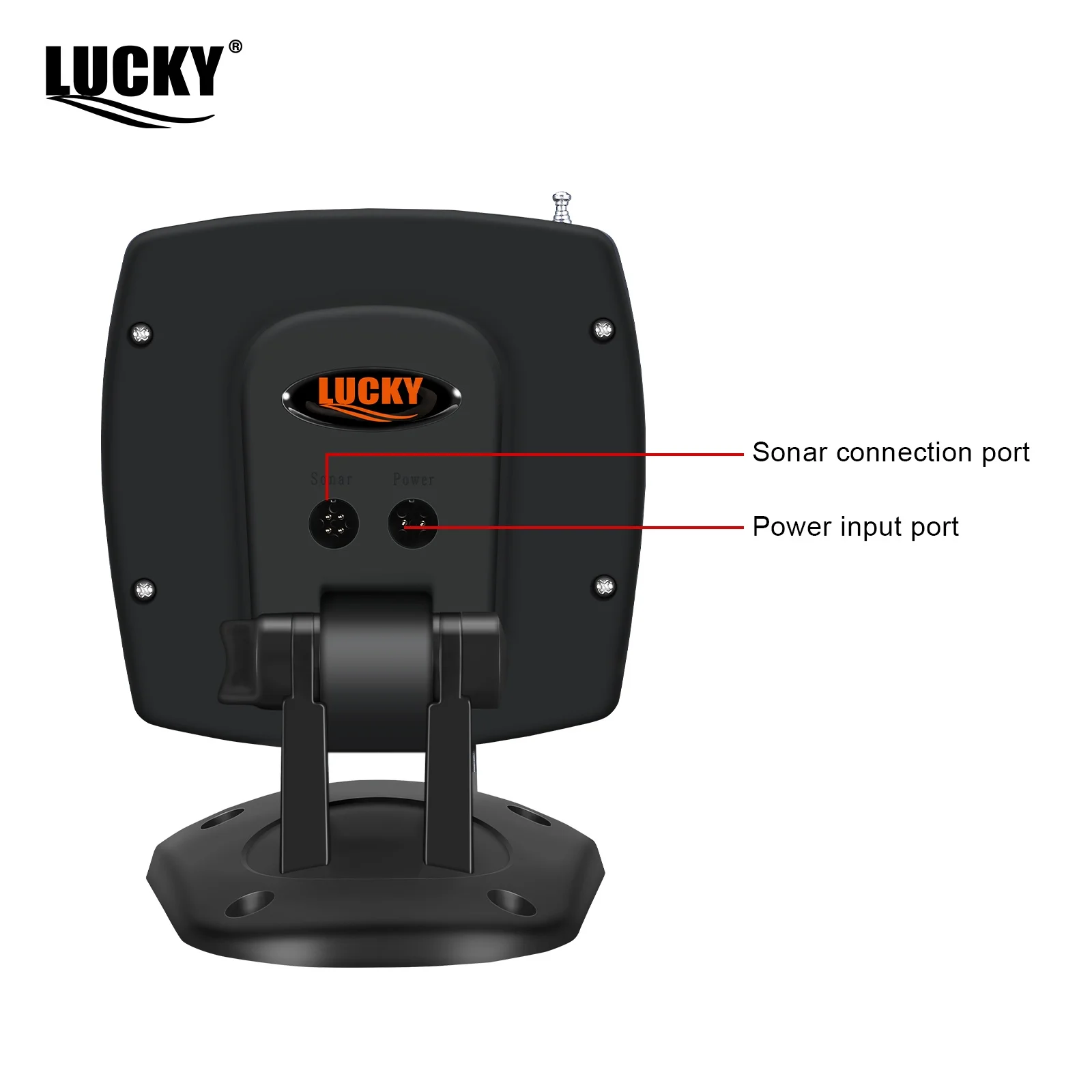 LUCKY FF918-C180S Control remoto Bait Boat Fish Finder 3,5 "LCD alcance perating 180 m de profundidad rango - imagen 5