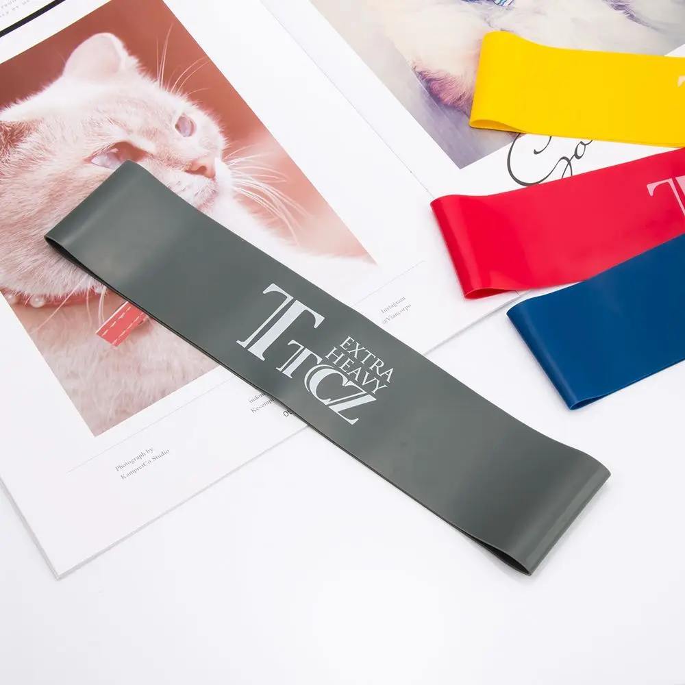 Banda expansora de fuerza cruzada para Yoga, Pilates, ejercicio, banda elástica de resistencia a la tensión, banda de goma atlética para entrenamiento - imagen 2