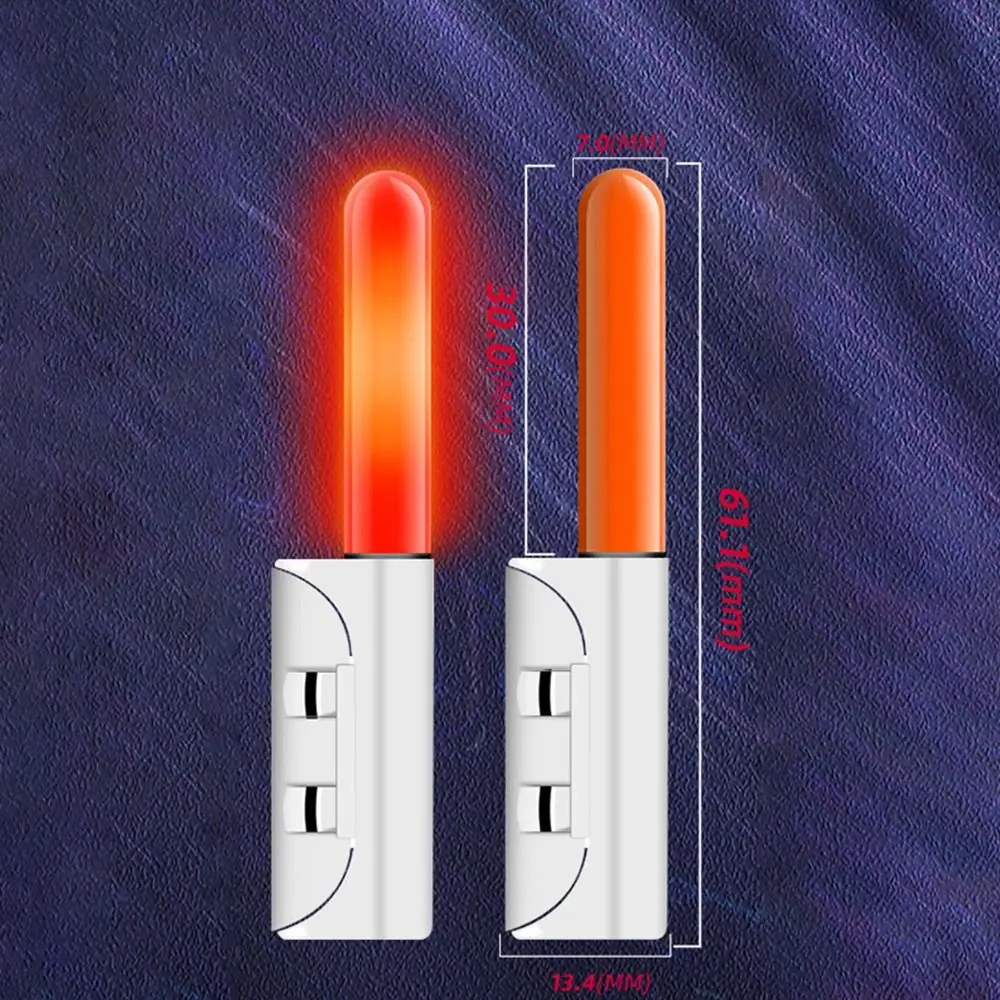 Barra de luz fluorescente para caña de pescar, barra de luz con flotador rojo/verde/flash de chorro, batería 425, alarma de mordida oscura - imagen 5