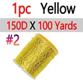1pc No. 2  Yellow