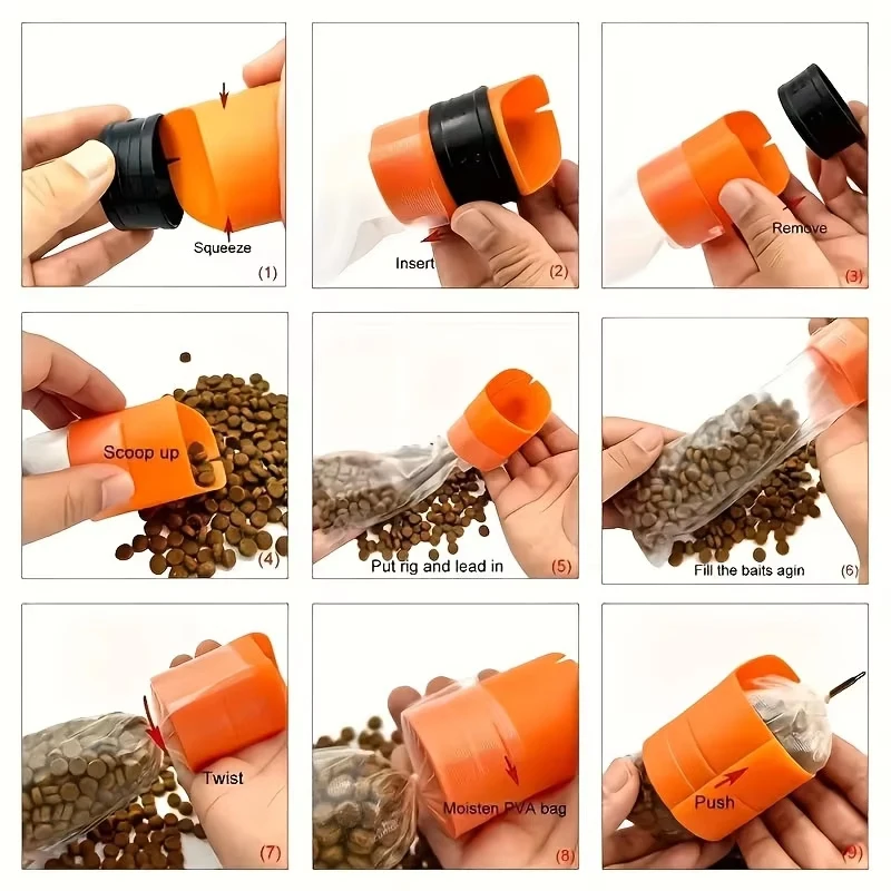 Kit bolsas PVA YOTO carpa – Disolución rápida, collar y herramienta - imagen 2