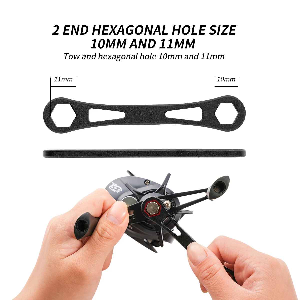 Juego de herramientas de reparación DIY, piezas de carrete giratorio para Baitcasting, removedor de pasadores de desmontaje, Kit de herramientas de mantenimiento de carrete de pesca, aparejos de pesca - imagen 3