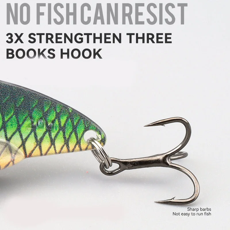 Mar Yolo Metal cebo duro remoto IB gancho de árbol biónico gancho de árbol vibrante cebo lubina cebo accesorios de pesca aparejos de pesca - imagen 3